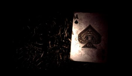 image of dark playing cards ghost deck creepy story