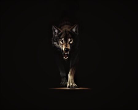 the dark wolf photo